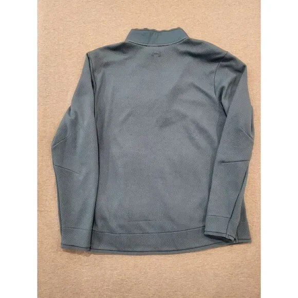 Under Armour 1/4 Button Sweatshirt Mens XL Blue Cold Gear Loose Golf Casual READ - Picture 6 of 6